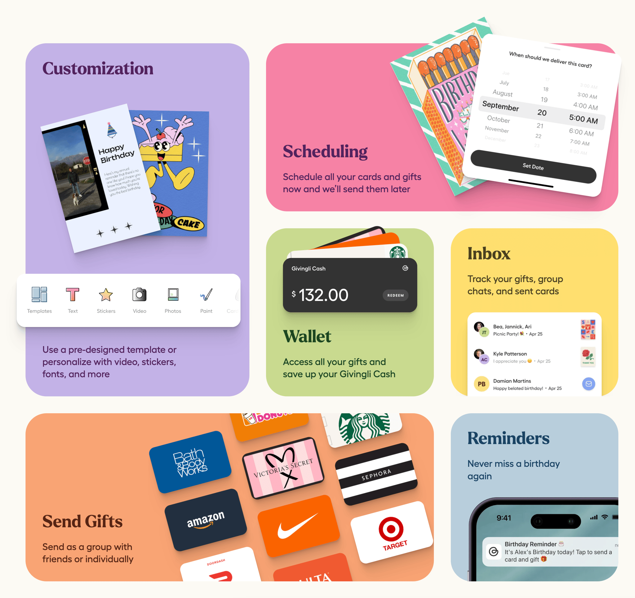 Givingli brand identity preview